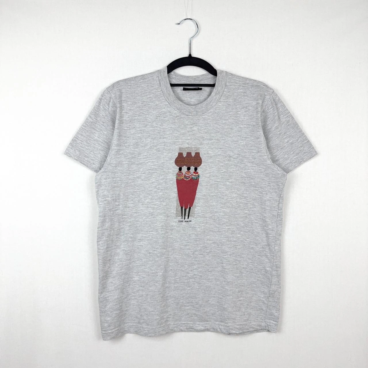 One Way Graphic T-Shirt Grey Size S